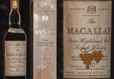 The Macallan 1962 Rinaldi Italian import